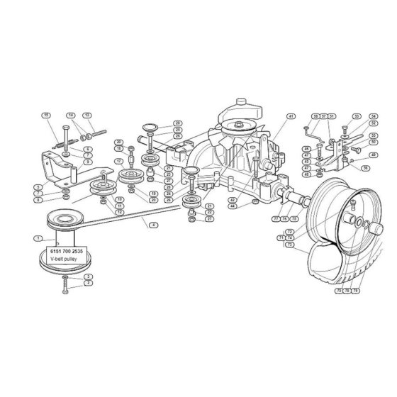 Gear Box for Stihl/Viking MT 785 S