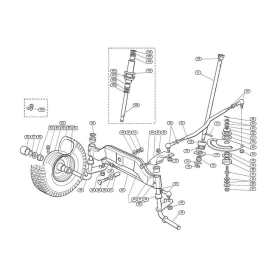 Steering for Stihl/Viking MT 795