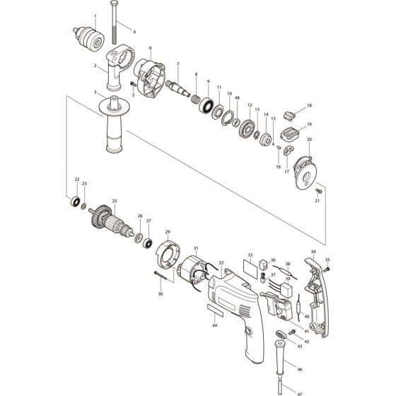 Makita MT811 Main Assembly