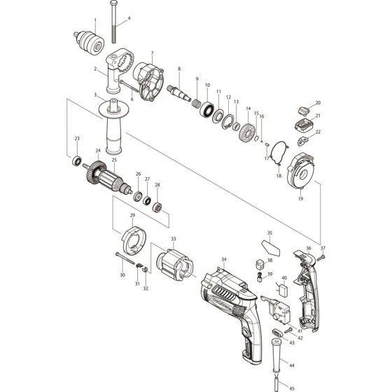 Makita MT814 Main Assembly