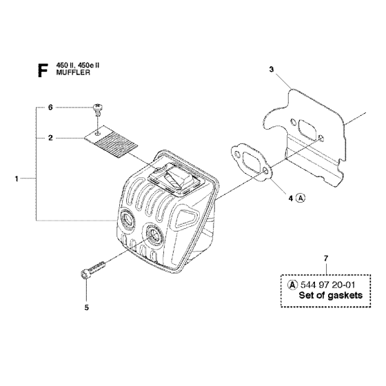 Muffler Assembly for Husqvarna