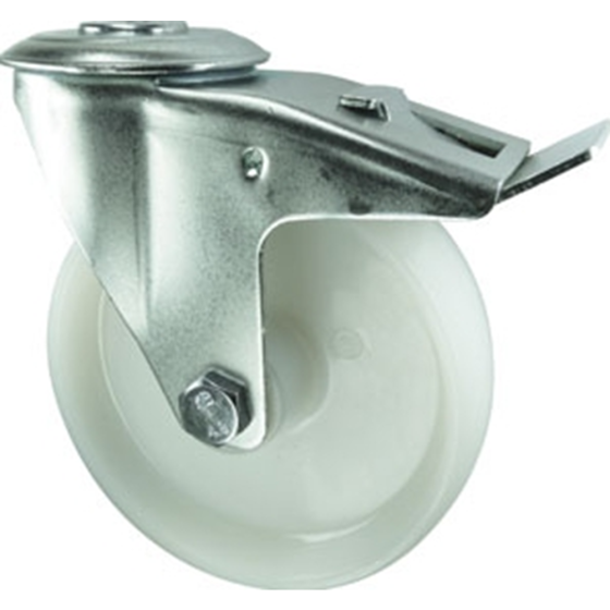 Nylon Wheel Braked Castor