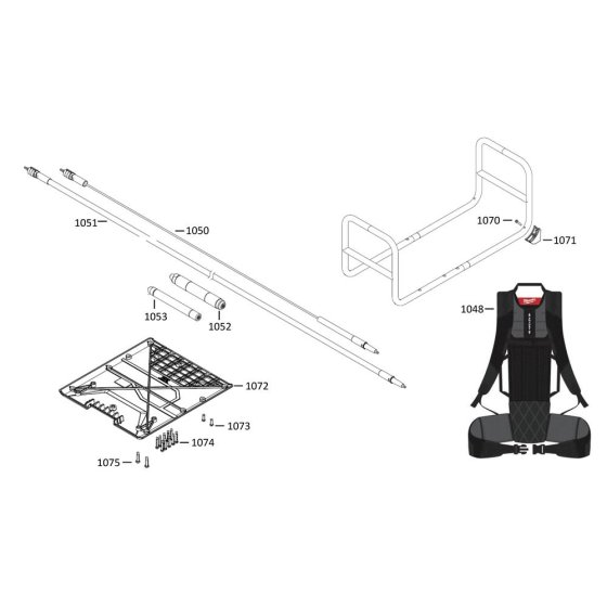 Milwaukee MXFCVBP Vibrator Assembly