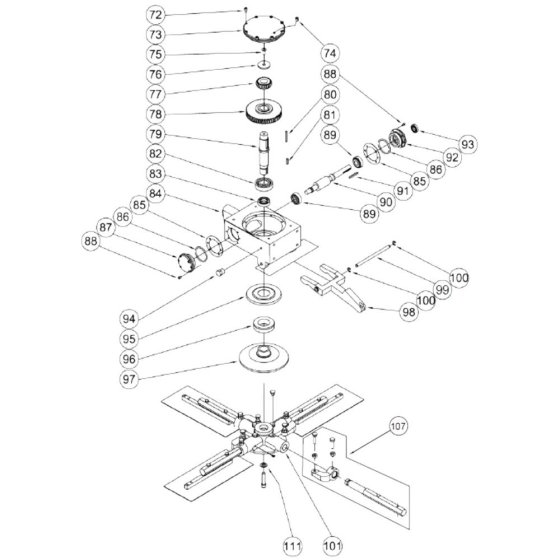 Cutting Head Assembly for Norton Clipper CT901ME Power Float