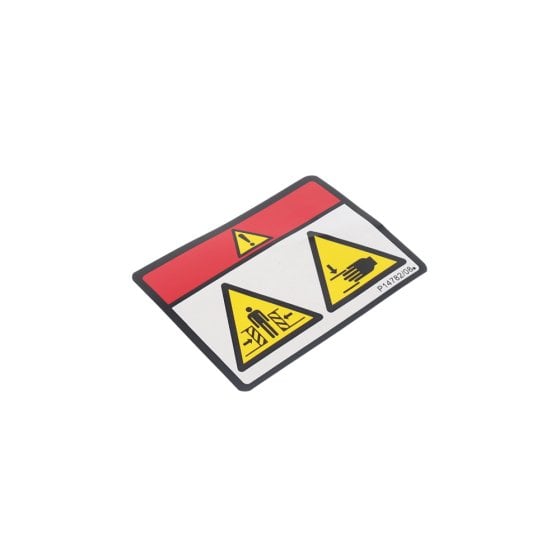 Label for Niftylift 120T Trailer Mount - OEM No. P14782