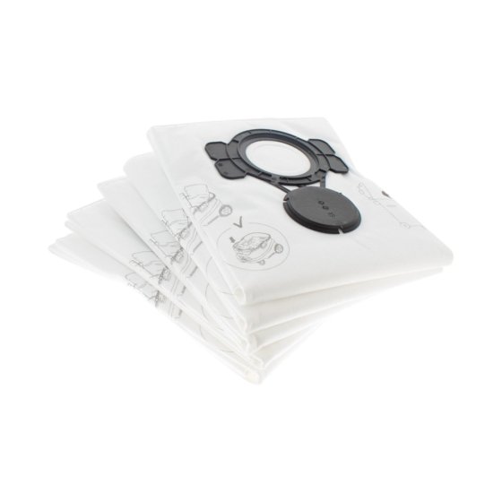 Fleece Filter Bag (Pack of 5) for Flex VCE 33, VCE 44 Vacuum Cleaner - OEM No. 107417717