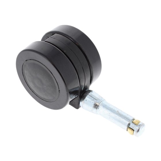 Twin Castor Runner Wheel 50mm Long Shaft for Numatic Henry Vacuums - 204111