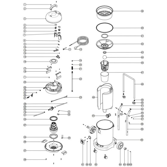 Numatic CT470 Assembly