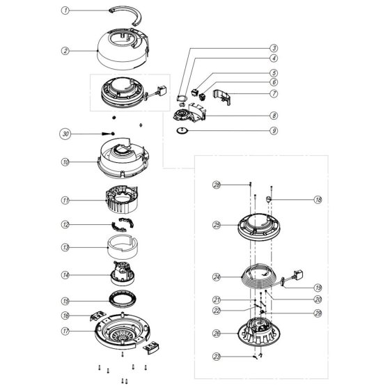 Motor Cover Assembly for HET160