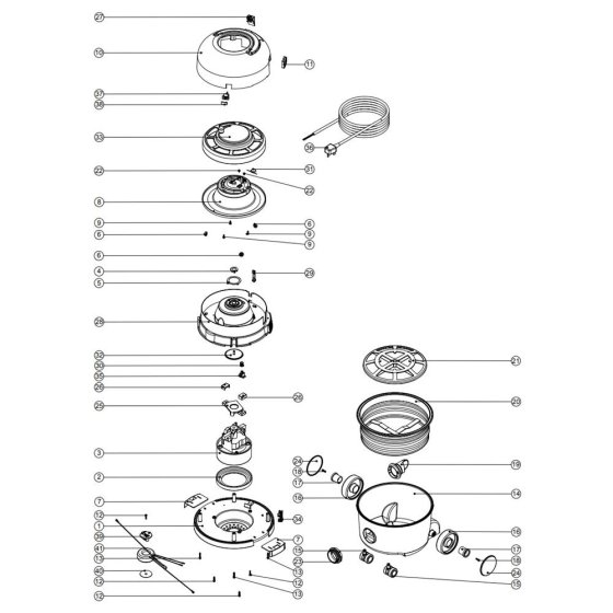 Numatic HVR200T Assembly