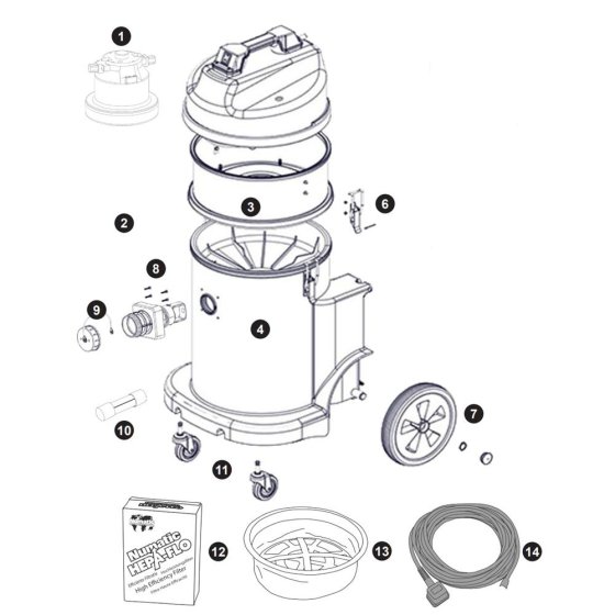 Numatic MES900A Assembly