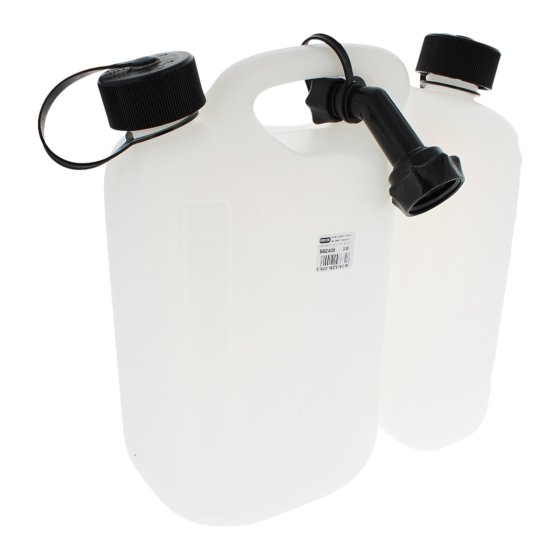 Oregon Economic Transparent Combi Fuel Can 5L Fuel + 3L Oil - OEM No. 562408
