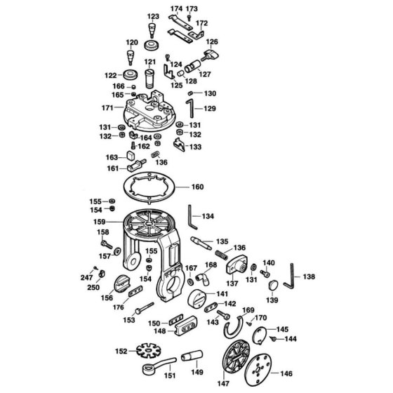 Yoke Assembly for DeWalt P3312