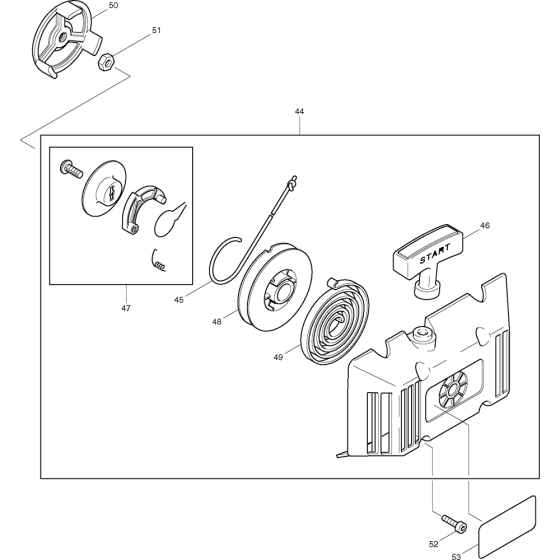 Starter Assembly for Makita