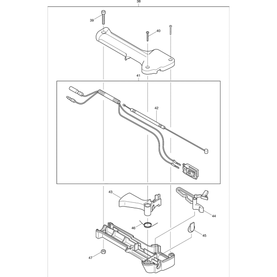 Lever Assembly for Makita