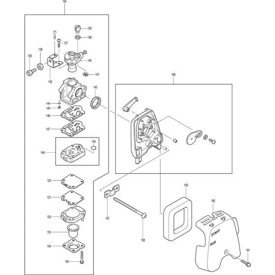 Carburetor Assembly for Makita