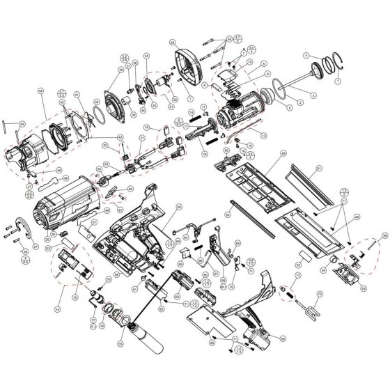Complete Assembly for Paslode PPNXi Nail Gun