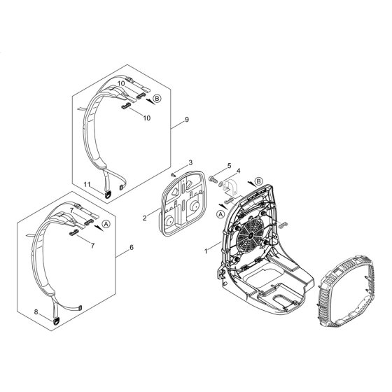 Backpack Harness for ECHO PB-580