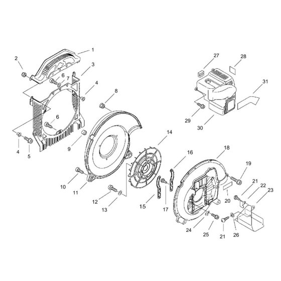 Fan Case for ECHO PB-755