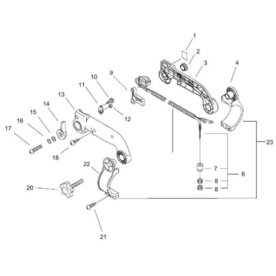 Throttle for ECHO PB-755