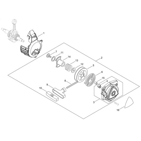 Recoil Starter for ECHO PB-8010