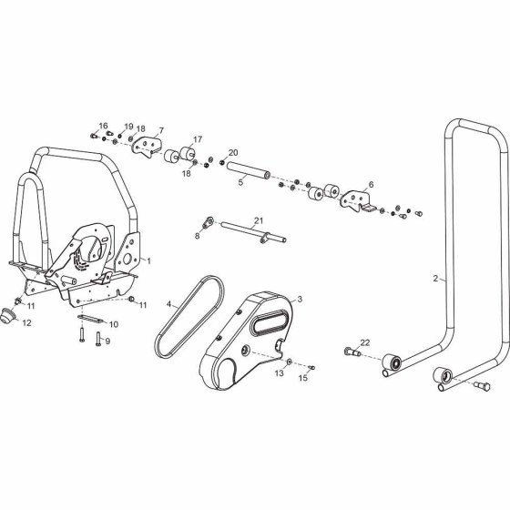 Bedplate Assembly for Belle PCLX