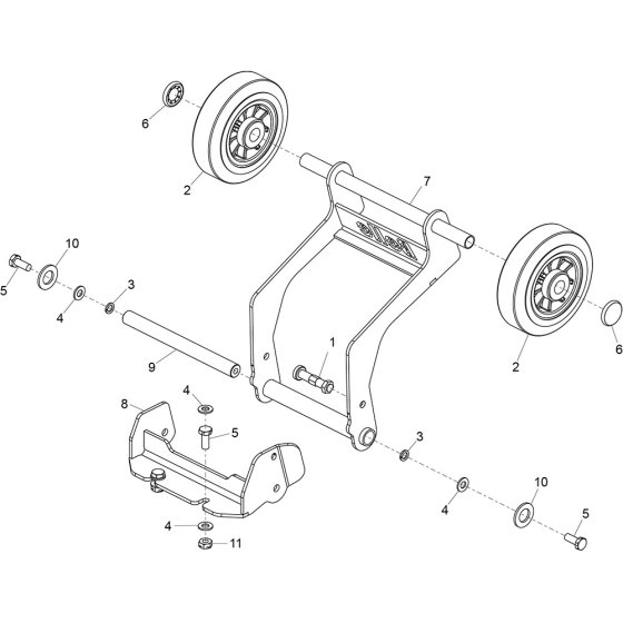 Wheel Kit for Belle PCX 13/40E+