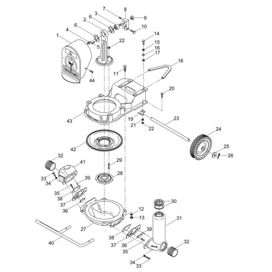 Pump Assembly for Wacker PD3B
