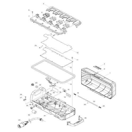 Makita PDC01 Power Pack Assembly
