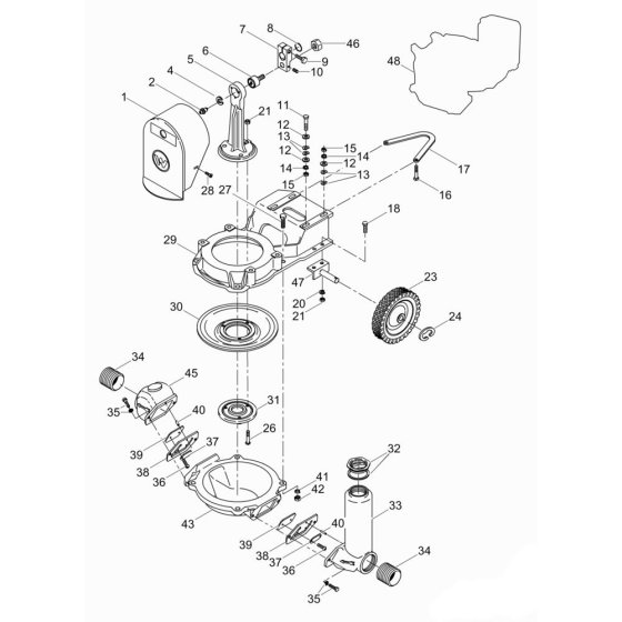 Pump Assembly for Wacker PDI3