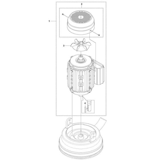 Motor Assembly for PG 280 S