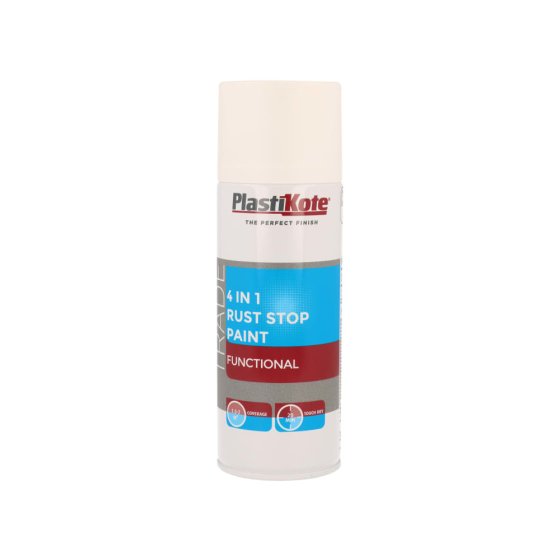 Trade 4-in-1 Rust Stop Spray Paint (400ml) - White