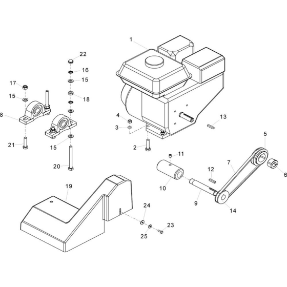 Drive Assembly for Belle Porto