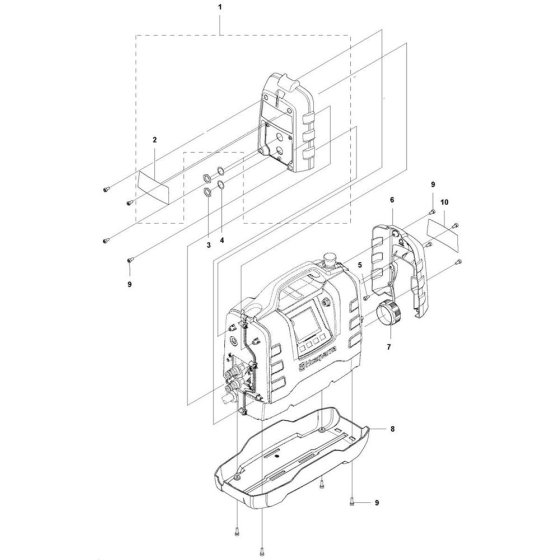 Cover Assembly for Husqvarna PP 220
