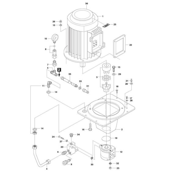 Motor Assembly for Husqvarna