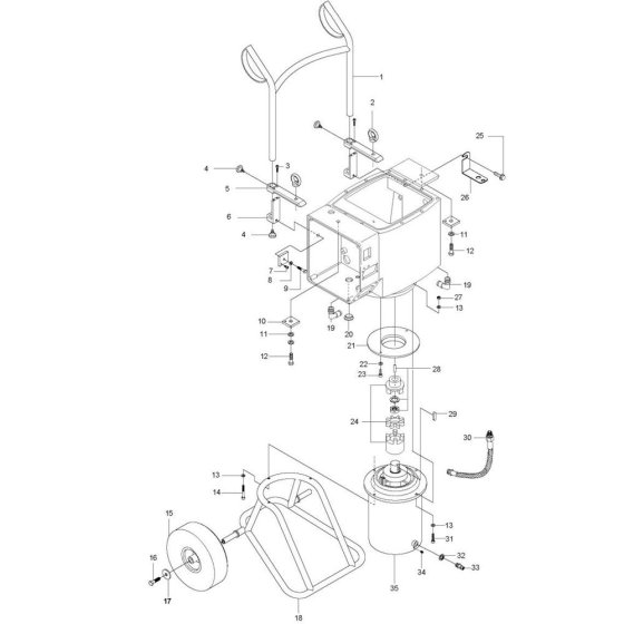 Frame Assembly for Husqvarna
