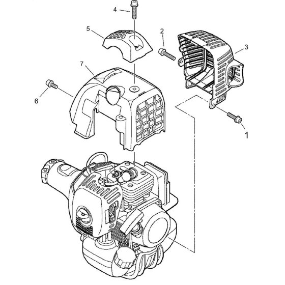 Engine Cover for ECHO PPT-300ES