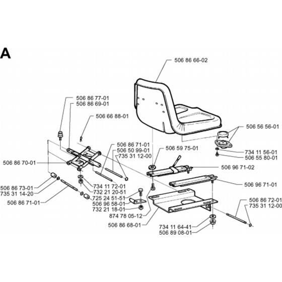 Seat Assembly for PR14 Riders