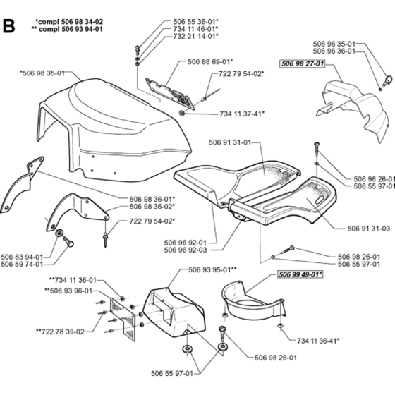 Hood Assembly for PR14 Riders