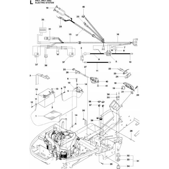 Electrical Assembly for PR17 AWD