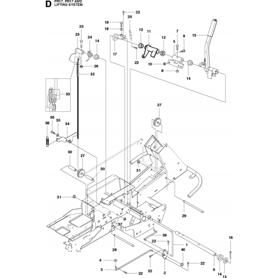 Mower Lift Assembly