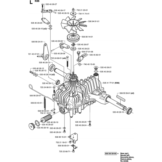 Transmission Assembly Husqvarna