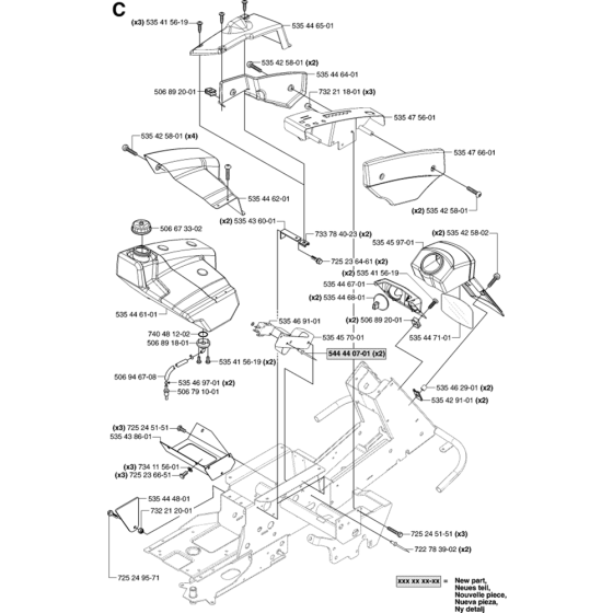 Cover Assembly for PR18 AWD
