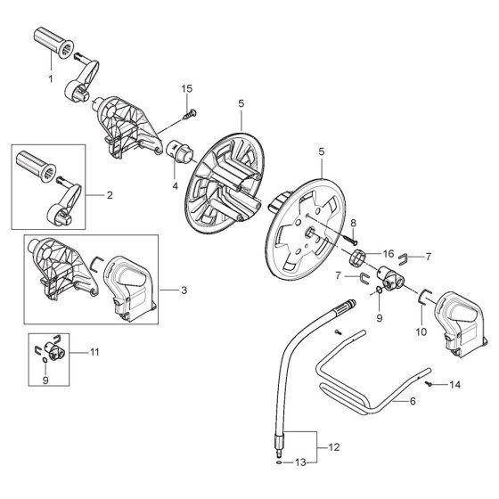 Hose Reel Assembly for Nilfisk