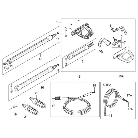 Nilfisk Pressure Washer Parts