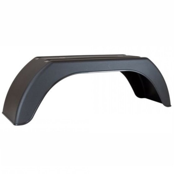 Deluxe Single Plastic Mudguard 550L x 160D x 175H Suitable for 8" wheels