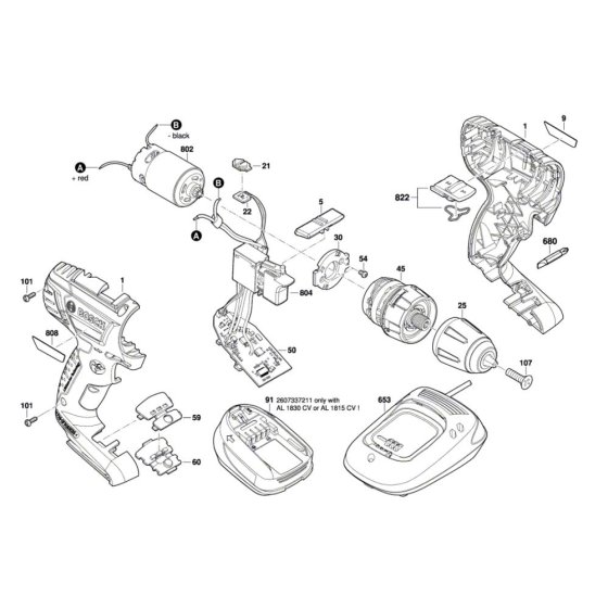 Cordless Combi Assembly