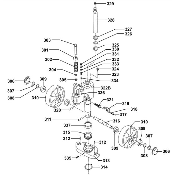 Pump Assembly for PT1150SC