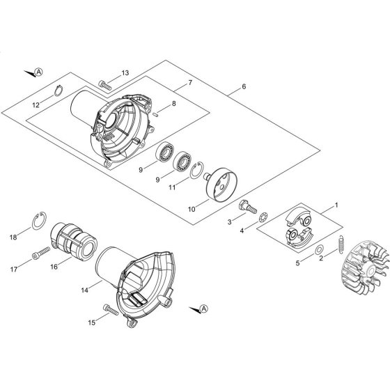 Clutch for Shindaiwa PT262S