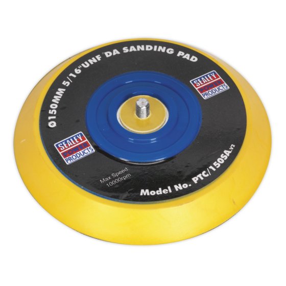 DA Backing Pad for Stick-On Discs Dia.145mm 5/16"UNF Sealey Part No. PTC/150SA
